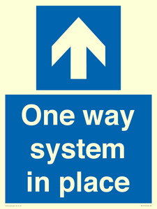 One way system in place